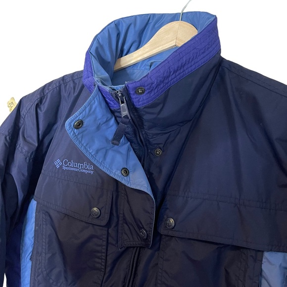 Columbia Womens Down Filled Puffer Ski Jacket Size M Athleisure Blue - Picture 5 of 15